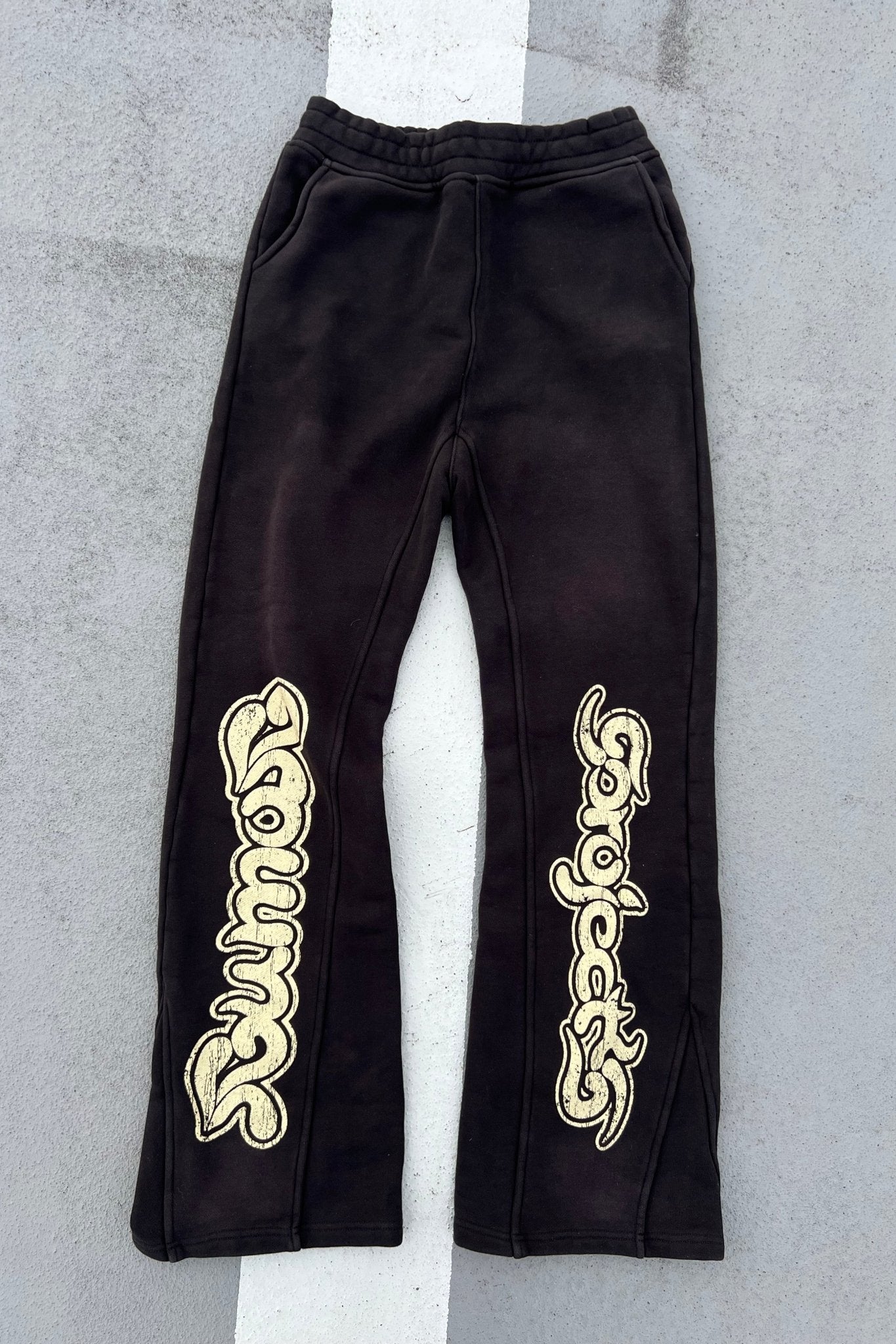 Sunfaded Flared Sweat Pants - Rumor Projects