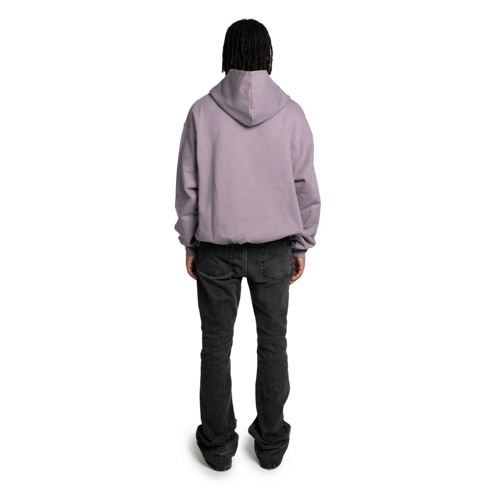 Wavy Logo Hoodie Purple - Rumor Projects